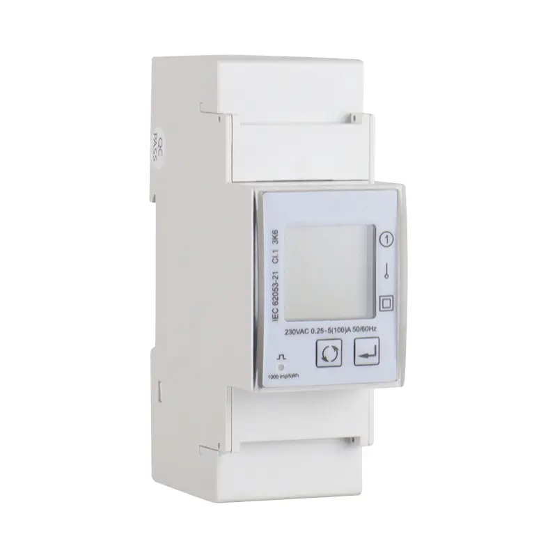 2p однофазный DIN Rail Energy Smart Meter для возобновляемых источников энергии