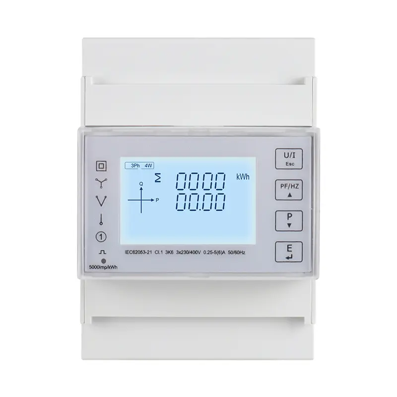 Трехфазный четырехэтапный рельс Multifunction Multifunction Energy Smart Meter